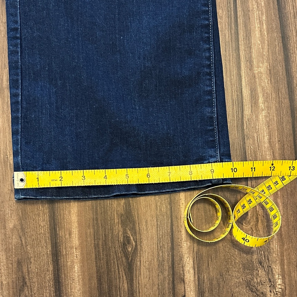PAIGE Dark Genesee Crop Jeans - Picture 7 of 8